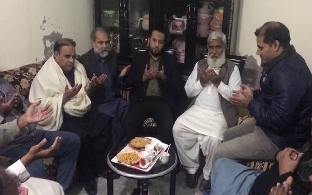 خواجہ عمران نذیر کی میاں سلامت کے گھر آمد، بھائی کی وفات پر تعزیت کی
