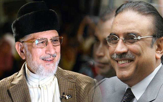 آصف زرداری کا طاہرالقادری کو ٹیلی فون، آج ملاقات ہوگی