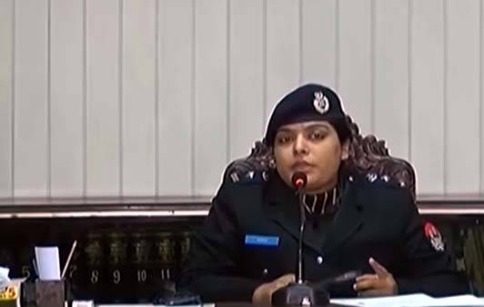 ایس پی سکیورٹی عمارہ اطہر کی سکیورٹی آڈٹ کے حوالے سے نیوز کانفرنس