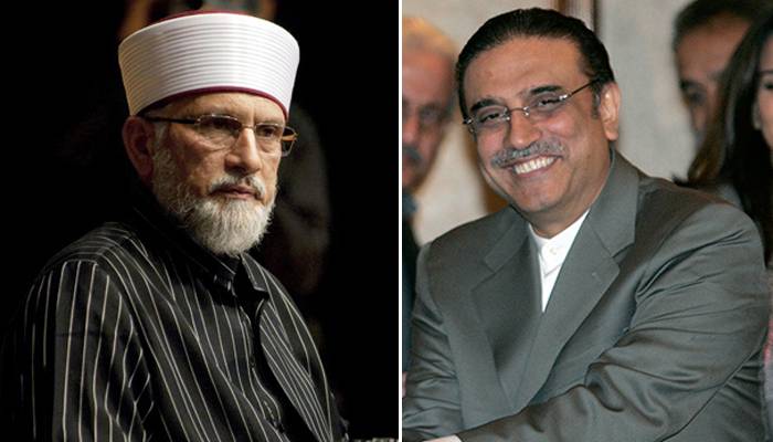 حکومت مخالف اتحاد کی تیاریاں، آصف زرداری، طاہر القادری کی آج ملاقات