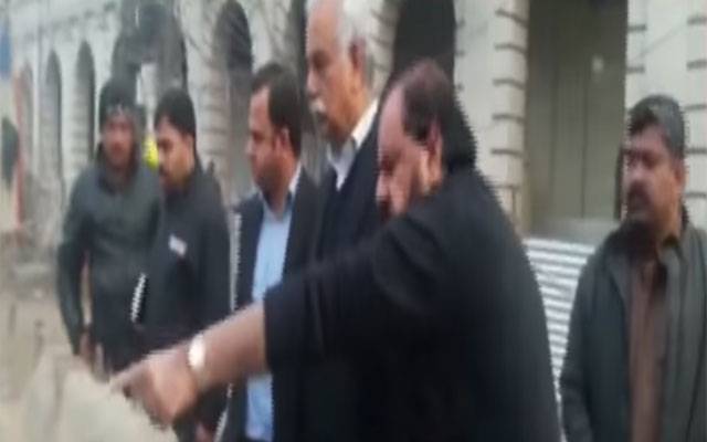 میئر لاہور کرنل ریٹائرڈ مبشر جاوید کاجی پی او چوک  کادورہ