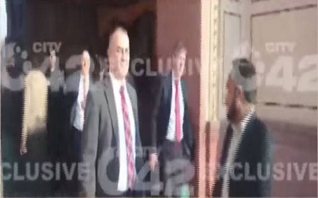 ترک پولیس وفد کا بادشاہی مسجد اورشاہی قلعہ کا دورہ 