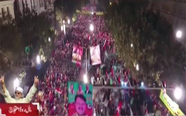 موجودہ اپوزیشن کا مال روڈ پر پاور شو، حکومت وقت پر تابڑتوڑ حملے