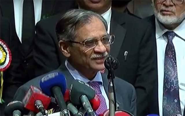 ملک میں جمہوریت کو پامال نہیں ہونے دیں گے: چیف جسٹس پاکستان