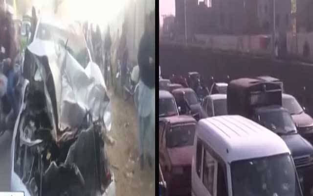 دھرم پورہ، ٹریکٹر ٹرالی اور کار میں خوفناک تصادم ، ایک شخص شدید زخمی
