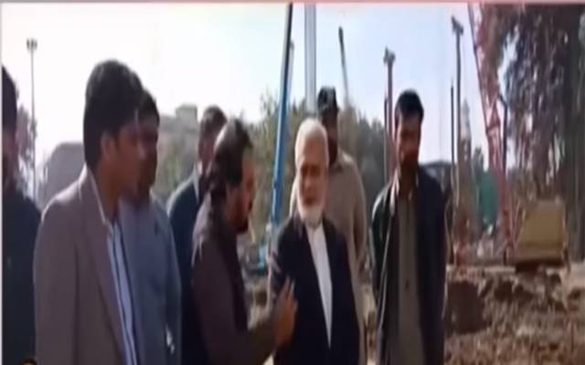خواجہ احمدحسان کا جی پی او اسٹیشن کادورہ، تعمیراتی کاموں کاجائزہ لیا 