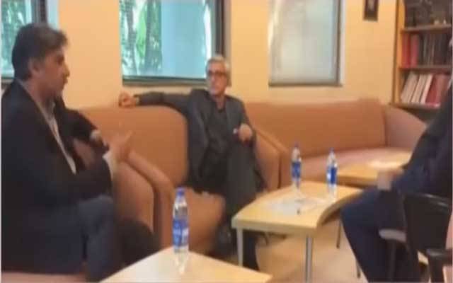 پی ٹی آئی رہنما جہانگیر ترین کی پیر حمید الدین سیالوی کی عیادت