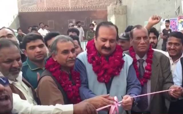 پی پی149:صوبائی وزیر رانا مشہود احمد خان نے تعیمراتی کاموں کا افتتاح کیا