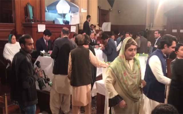 پنجاب اسمبلی میں سینیٹ الیکشن کیلئے پولنگ کا وقت ختم، گنتی شروع
