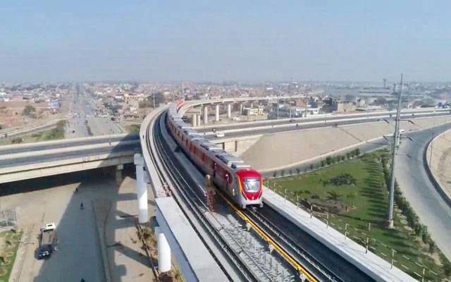 اورنج لائن ٹرین منصوبہ؛ برق رفتاری سے کام جاری، 86 فیصد سول ورک مکمل