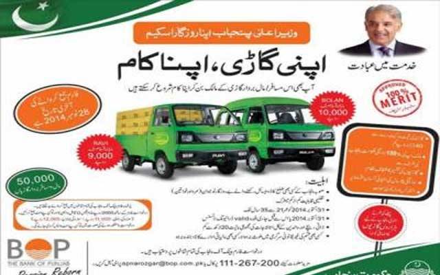 وزیراعلیٰ پنجاب اپنا روزگار سکیم میں بے ضابطگیاں، انکشاف درست نکلا