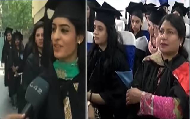 قربان ڈگری کالج برائے خواتین میں پانچویں سالانہ کانووکیشن2018کا انعقاد