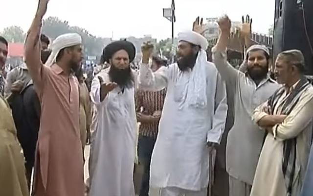 تحریک لیبک کا دھرنا پانچویں روز میں داخل، وعدہ خلافیُُ’’ نہ بھئی نہ‘‘ کے نعرے