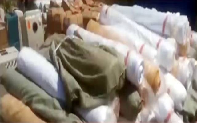 کالا شاہ کاکو: کسٹمز اینٹی سمگلنگ کی بڑی کارروائی،سمگل شدہ کپڑہ برآمد