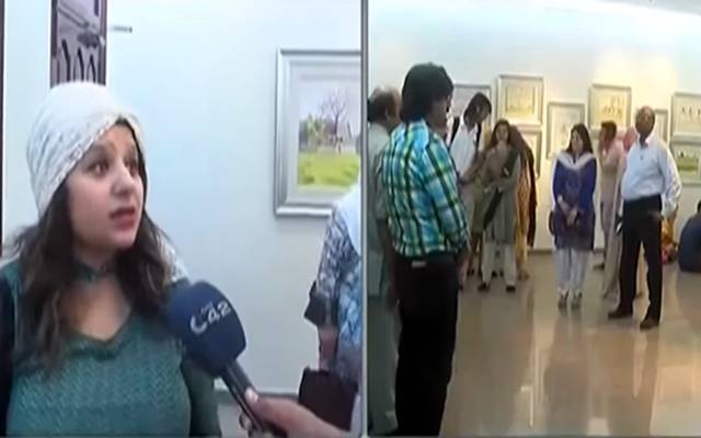 گورنمنٹ کا لج یونیورسٹی منہاس آرٹ گیلری میں پینٹنگ کی نمائش کا انعقاد