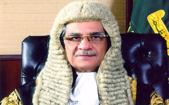پرویز مشرف کو پاکستان آنے میں جو رکاوٹ  تھی وہ ختم کردی:چیف جسٹس