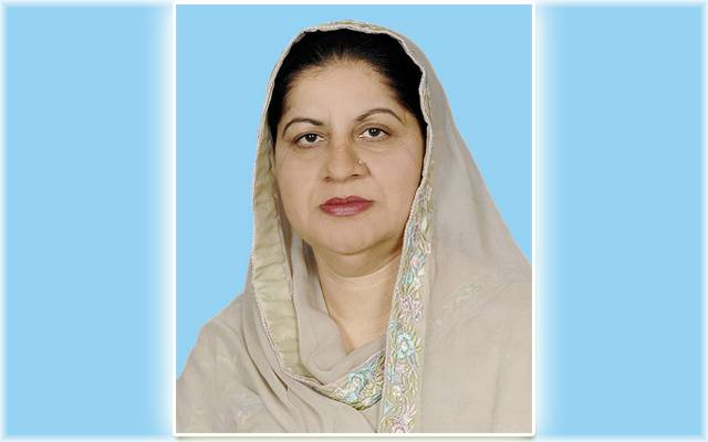 پیپلزپارٹی کی این اے 132 سے امیدوار ثمینہ خالد گھرکی کی گھر گھر مہم