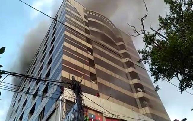 شہباز شریف کے داماد علی عمران کے پلازہ میں آگ کیسے لگی؟ پتا چل گیا
