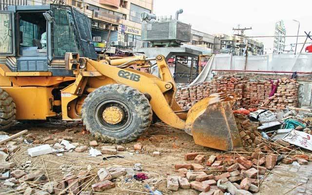  لاہور میں تجاوزات و قبضہ مافیا کے خلاف آپریشن جاری