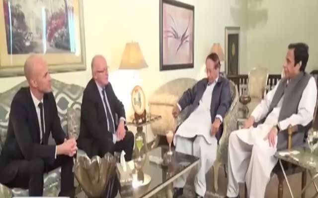 مسلم لیگ ق کے صدر اورسپیکر صوبائی اسمبلی سے ناروے کے سفیر کی ملاقات