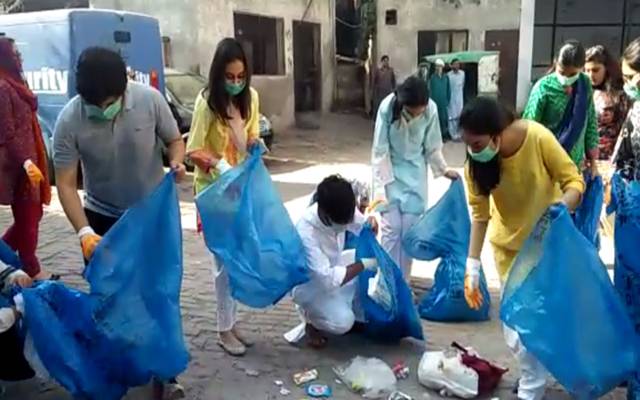 کلین لاہور مہم: مختلف سکولوں اور کالجوں کے بچوں کی شرکت
