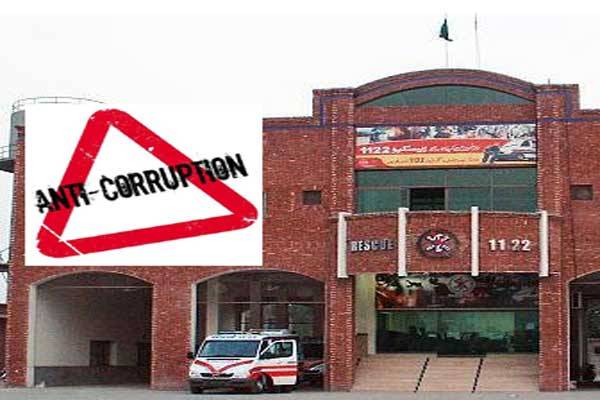 اینٹی کرپشن کا ریسکیو 1122 سے جواب طلب