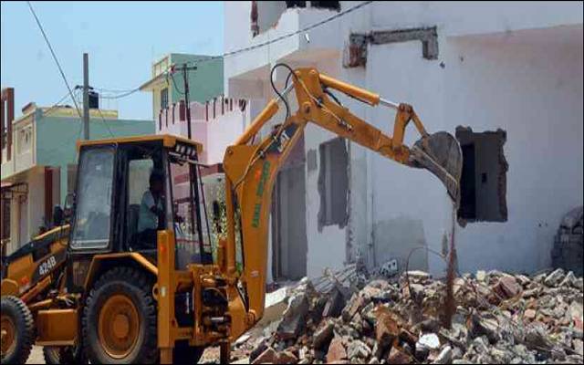 شالیمار زون انتظامیہ کا تجاوزات کیخلاف مشترکہ آپریشن، تعمیرات مسمار