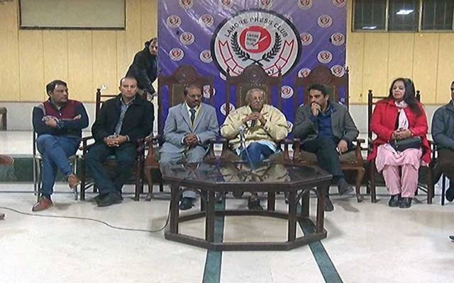 بھارتی صحافی اور بمبئے پریس کلب کے سابق سیکرٹری کا لاہور پریس کلب کا دورہ