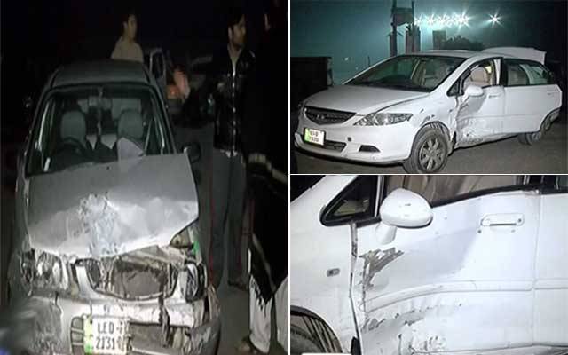 کیمپس پل پر خوفناک ٹریفک حادثہ