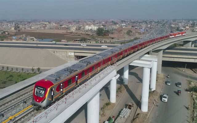 اورنج لائن ٹرین منصوبے کے متعلق اچھی خبر 