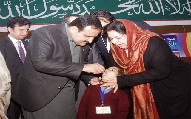 وزیراعلیٰ پنجاب نے انسداد پولیومہم کا افتتاح کر دیا