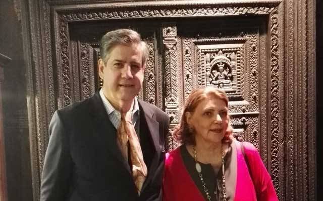 اٹالین سفیر کا اہلیہ کے ہمراہ لاہور میوزیم کا دورہ