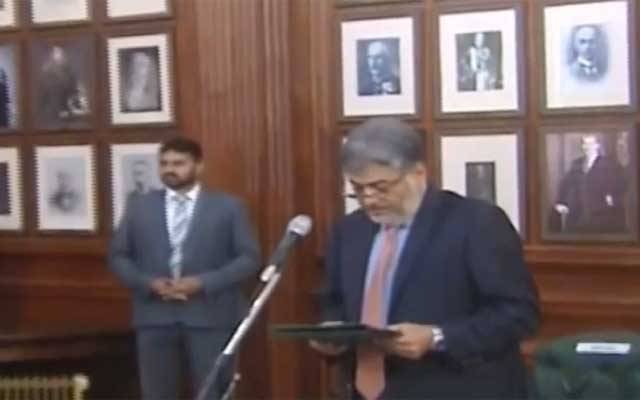  صمصام بخاری نے وزارت اطلاعات ونشریات کا قلمدان سنبھال لیا