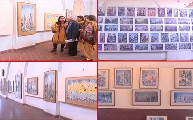 لاہور ہیریٹیج میوزیم میں لیجنڈری مصور کے فن پاروں کی نمائش