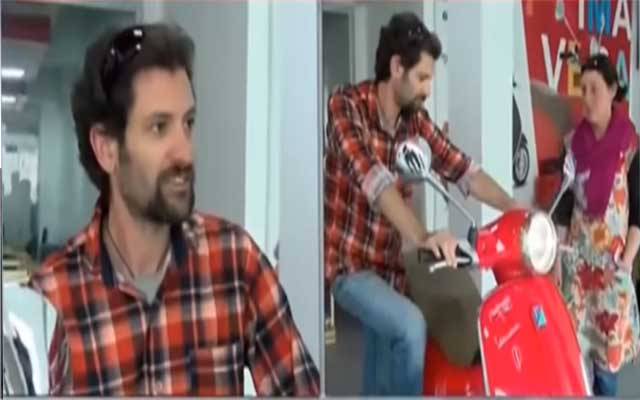 آسٹریلین موٹرسائیکل سوار جوڑا لاہور پہنچ گیا