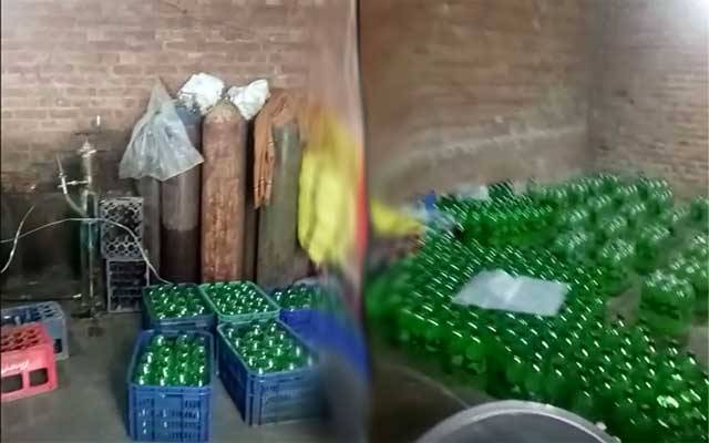 معروف برانڈز کی جعلی بوتلیں بنانے والی فیکٹری پکڑی گئی