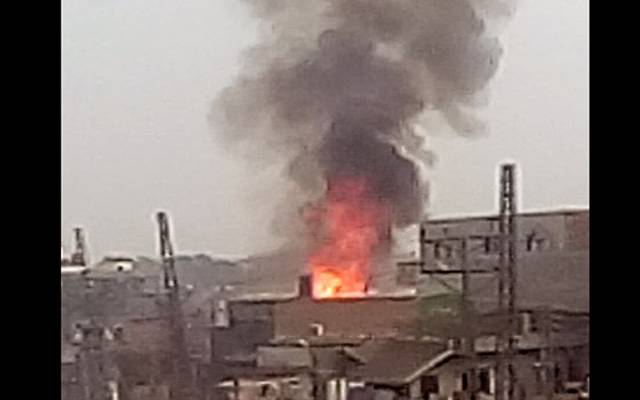 موہلنوال، گیس سلنڈرکی دکان میں آتشزدگی