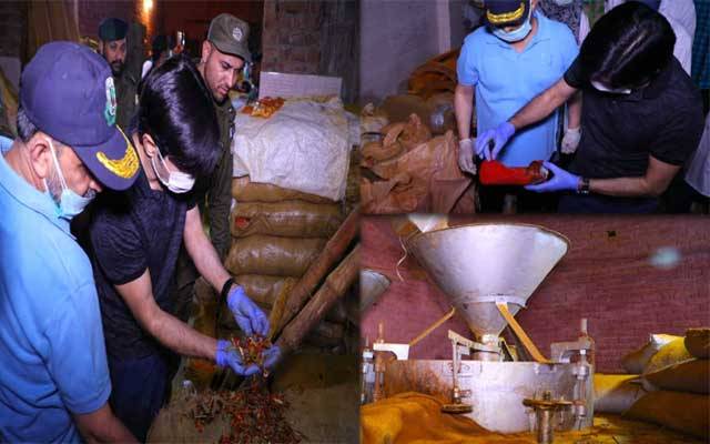 فوڈ اتھارٹی کا جعلی مصالحہ جات بنانے والوں کیخلاف گرینڈ آپریشن