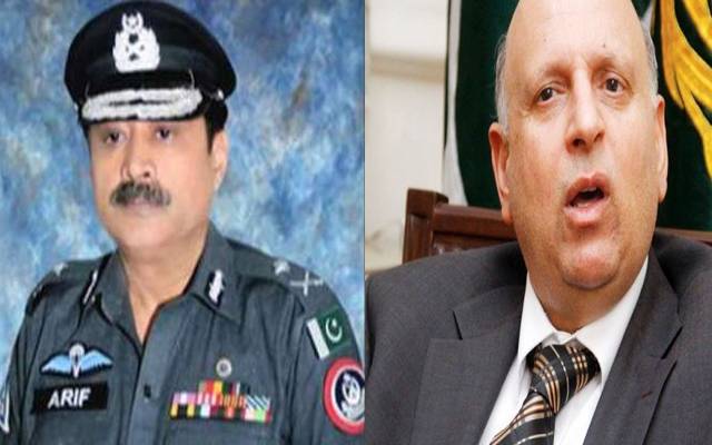 گورنر پنجاب سےآئی جی پنجاب کیپٹن ریٹائرڈعارف نواز خان کی ملاقات