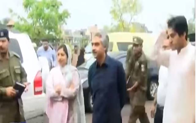 وزیرصنعت اسلم اقبال، ڈی سی لاہور صالحہ سعید کانشتر کالونی رمضان بازارکا دورہ