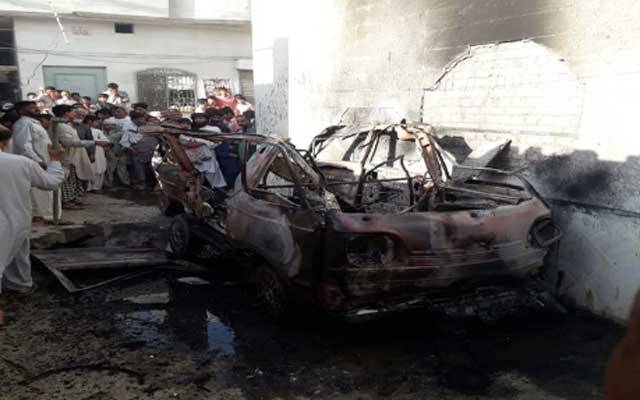 دوگیج گاؤں میں سلنڈر دھماکہ