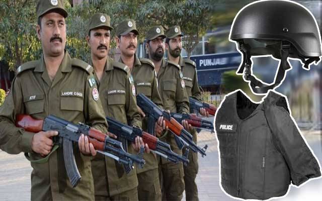 پنجاب پولیس کا بلٹ پروف ہیلمٹ اور جیکٹس خریدنے کا فیصلہ