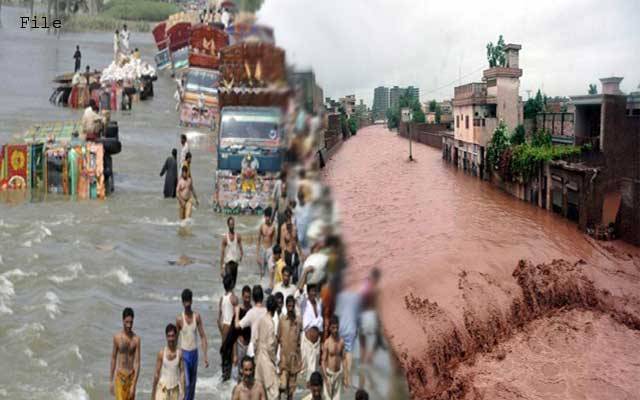  محکمہ موسمیات نے سیلاب کے خطرے کی گھنٹی بجادی