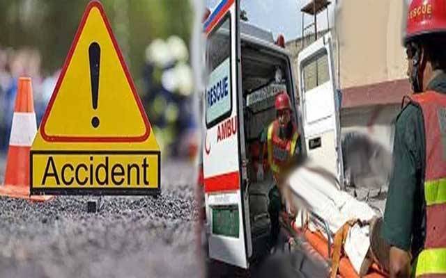 شاہدرہ کے قریب افسوسناک ٹریفک حادثہ