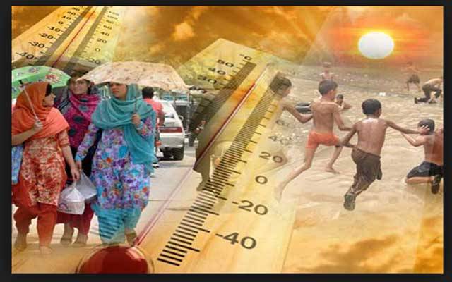 لاہور میں گرمی پھر زور پکڑنے لگی
