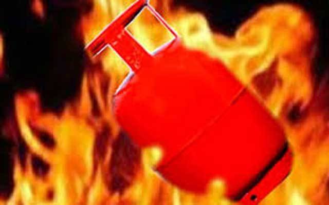  سندر روڈ پر سلنڈر پھٹنے سے ایک شخص زخمی