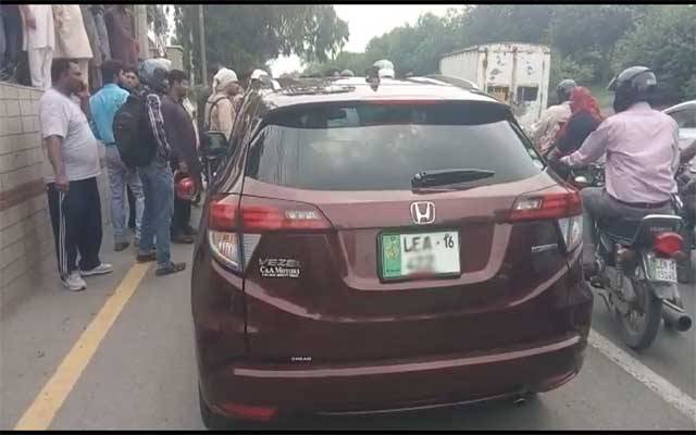 جیل روڈ انڈر پاس کے قریب خوفناک ٹریفک حادثہ