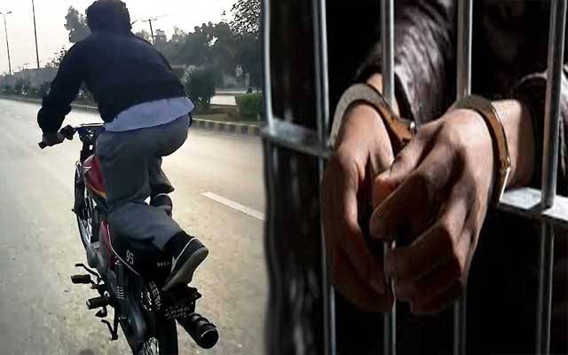 ون ویلنگ کرنے پر 485 منچلے گرفتار، موٹرسائیکلیں ضبط