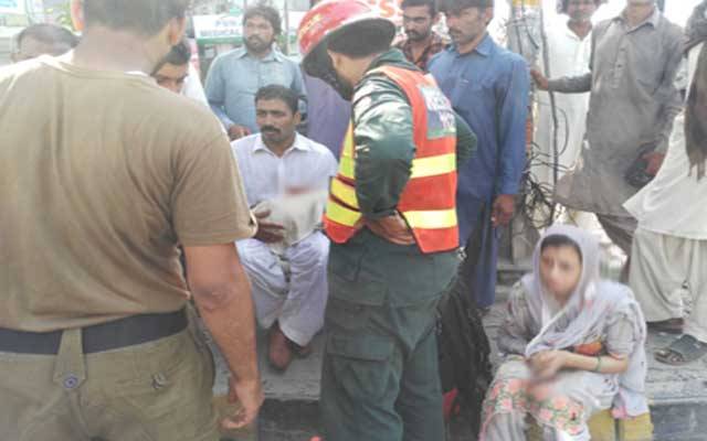 واپڈا ٹاؤن گول چکر کے قریب افسوسناک ٹریفک حادثہ