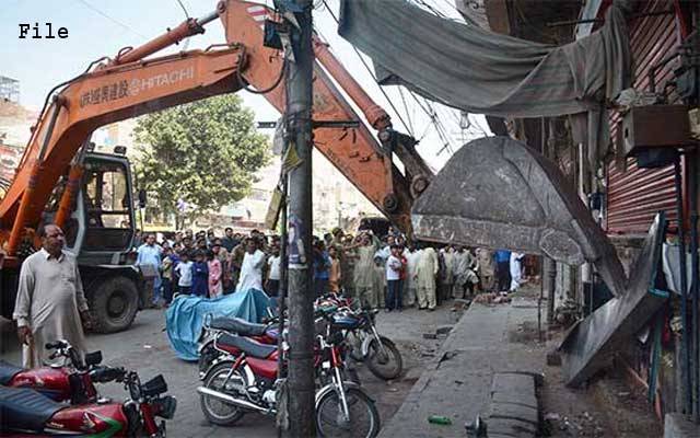 انتظامیہ کا تجاوزات کیخلاف گرینڈ آپریشن